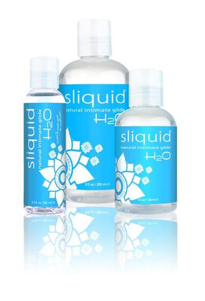 Sliquid Naturals Intimate H2O Lube 2oz or 4.2oz or 8.5oz (Newly Replenished!) Lubes & Toys Cleaners - Natural & Organic Sliquid