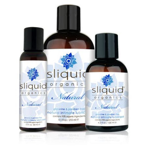 Sliquid Organics Natural Lube 2 oz or 4.2 or 8.5 oz (Newly Replenished) Lubes & Toys Cleaners - Natural & Organic Sliquid 