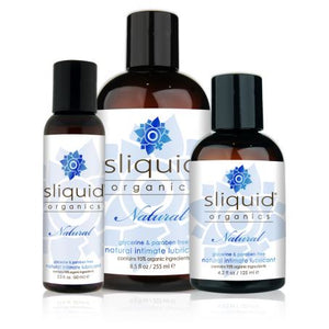 Sliquid Organics Natural Lube 2 oz or 4.2 or 8.5 oz (Newly Replenished) Lubes & Toys Cleaners - Natural & Organic Sliquid