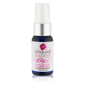 Sliquid Organics O Gel Naturally Derived Clitoral Stimulating Lubricating Gel 33 ML 1 FL OZ Enhancers & Essentials - Her Sex Drive Sliquid