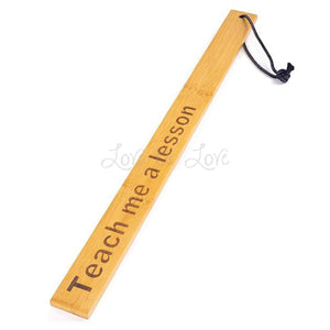 Spartacus Bamboo Paddle Teach Me A Lesson Bondage - Paddles/Spankers/Ticklers Spartacus