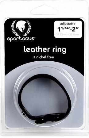 Spartacus Leather Cock Ring Nickel Free (Allergen Free)(Best Seller Good Quality Leather) Bondage - Spartacus Bondage Gear Spartacus