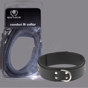 Spartacus Leather Comfort Fit Lined Collar 1.5 Inch Bondage - Spartacus Bondage Gear Spartacus