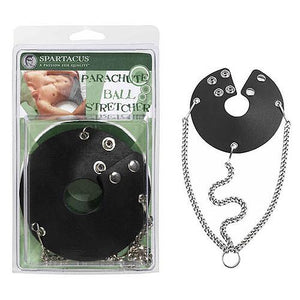 Spartacus Leather Parachute Stretcher Weight Pull Ball Small or Large (Good Reviews) Bondage - Spartacus Bondage Gear Spartacus Large for Beginner User