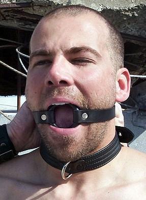 Spartacus Leather Ring Gag in Small, Medium or Large Bondage - Ball & Bit Gags Spartacus 
