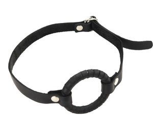 Spartacus Leather Ring Gag in Small, Medium or Large Bondage - Ball & Bit Gags Spartacus Large (1.75") 