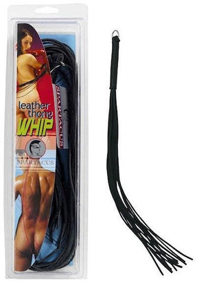 Spartacus Leather Thong Whip BSPL-10A 508 MM 20 Inch Bondage - Spartacus Bondage Gear Spartacus