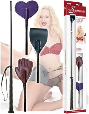 Sportsheets Interchangeable Crop Top System ( Highly Rated)(Good Review) Bondage - Floggers/Whips/Crops Sportsheets