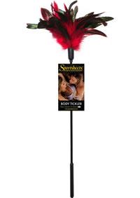 Sportsheets Starburst Tickler Black or Red Bondage - Paddles/Spankers/Ticklers Sportsheets