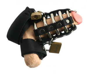 Strict Leather Gates Of Hell Chastity Device For Him - Chastity Devices Strict Leather