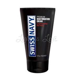 Swiss Navy Masturbation Cream 150 ML (5 FL OZ) Lubes & Toy Cleaners - Masturbation Cream Swiss Navy 