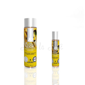 System JO H2O Flavored Lubricant Banana Lick 30 ML or 120 ML Lubes & Toy Cleaners - Flavoured Lubes System JO 