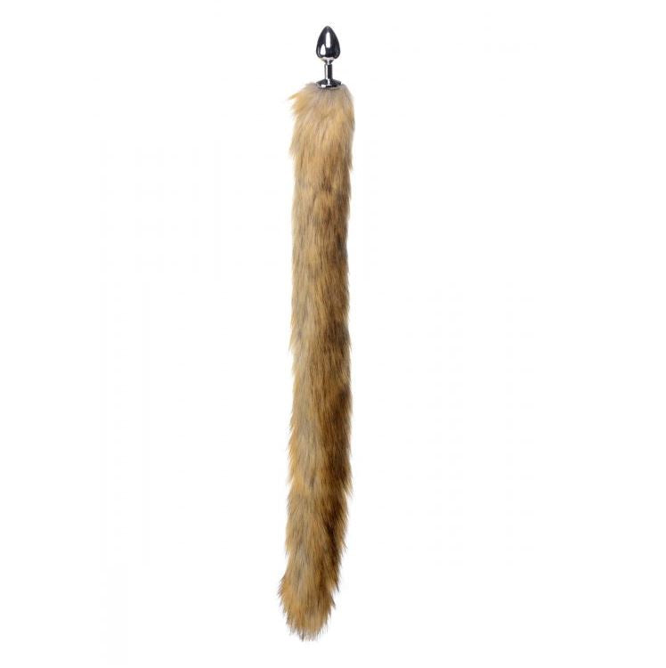 Tailz Extra Long Mink Tail With Metal Anal Plug Love is Love Tailz Extra Long Mink Tail With Metal Anal Plug Love is Love