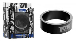 Tom of Finland Aluminum Cock Ring 50 mm or 60 mm For Him - Cock Rings Tom Of Finland 50 mm 