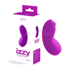 VeDo Izzy Rechargeable Clitoral Vibrator Violet Vixen Vibrators - Clitoral & Labia VeDo