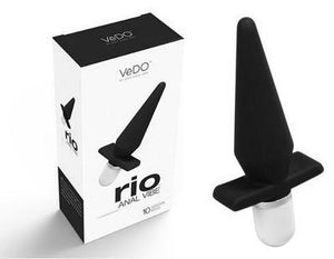 Vedo Rio Anal Vibrator Black Anal - Anal Vibrators Vedo