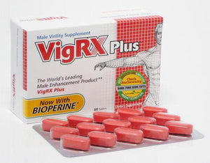 VigRX Plus 60 Tablets - Original From Leading Edge Health For Him - Penis Enhancement VigRX 1-Month Supply 