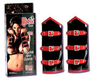 Wicked Gear 3 Buckle Arm Guards Bondage - Women's Fetish Wear Calexotics