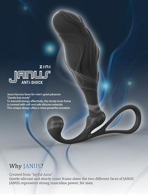 Zini Janus Anti-Shock Prostate Massager - Small, Medium or Large Prostate Massagers - Zini Prostate Toys Zini 