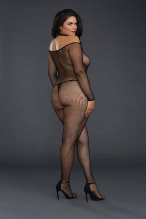 Dreamgirl 0319X Plus Size Fishnet Bodystocking
