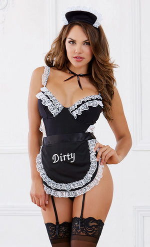 Dreamgirl 10590 French Maid Fantasy Roleplay Set For Her - Women's Sexy Wear  Buy Sex Toys in Singapore LoveisLove U4Ria
