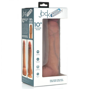 Curve Toys Jock Realistic Dual Density Silicone Dildo with Balls & Suction Cup 7 inch or 8 inch or 9 inch or 10 Inch Light Dildo - Realistic Dildos Buy Sex Toys in Singapore LoveisLove U4Ria