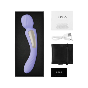 Lelo Switch App-Controlled Double-Sided Wand Vibrator lilac soft pink aqua Lelo Switch App-Controlled Double-Sided Wand Vibrator Award-Winning & Famous - Lelo Buy Sex Toys in Singapore LoveisLove U4Ria
