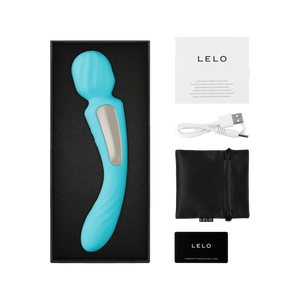 Lelo Switch App-Controlled Double-Sided Wand Vibrator lilac soft pink aqua Lelo Switch App-Controlled Double-Sided Wand Vibrator Award-Winning & Famous - Lelo Buy Sex Toys in Singapore LoveisLove U4Ria