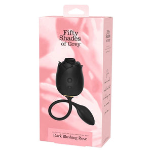 Fifty Shades of Grey Dark Blushing Rose Clitoral Suction And Vibrating Egg For Her - Clitoral Suction Buy Sex Toys in Singapore LoveisLove U4Ria