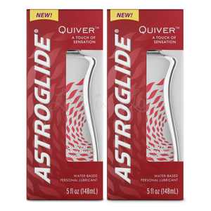 Astroglide Quiver Water Based Gentle Tingling Lubricant 5 fl oz 148 ml (Last Piece)