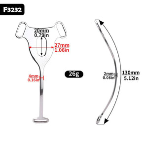 Stainless Steel Feminizer Flying-V Chastity Cage with Belt #3232 For Him - Chastity Devices
Buy Sex Toys in Singapore LoveisLove U4Ria