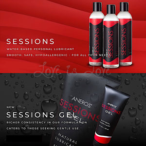 Aneros Sessions Natural Water-Based Lubricant Liquid or Gel 4.2 oz / 125 ml Buy in Singapore LoveisLove U4Ria