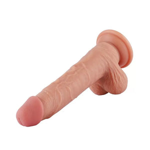 Hismith 8.9" Dual Density Silicone Dildo with Realistic Texture & Raised Veins Dildo - Realistic Dildos Buy Sex Toys in Singapore LoveisLove U4Ria