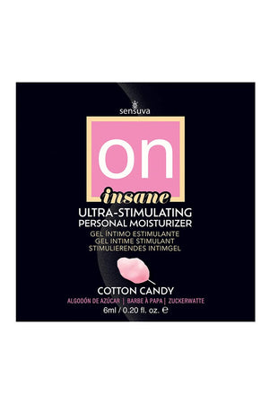 Sensuva ON Insane Ultra-Stimulating Personal Moisturizer 6 ML Sachet
