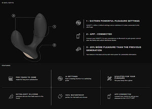 Lelo Hugo 2 App-Controlled Prostate Massager Black or Green  Buy in Singapore LoveisLove U4Ria