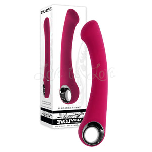 Evolved Pleasure Curve Silicone G-Spot Vibrator Burgundy Vibrators - G-Spot Vibrators  Buy in Singapore LoveisLove U4Ria