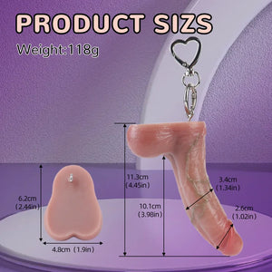 Realistic Insertable Silicone Dildo Pendant Keychain Dildos - Realistic Dildos Buy Sex Toys in Singapore LoveisLove U4Ria
