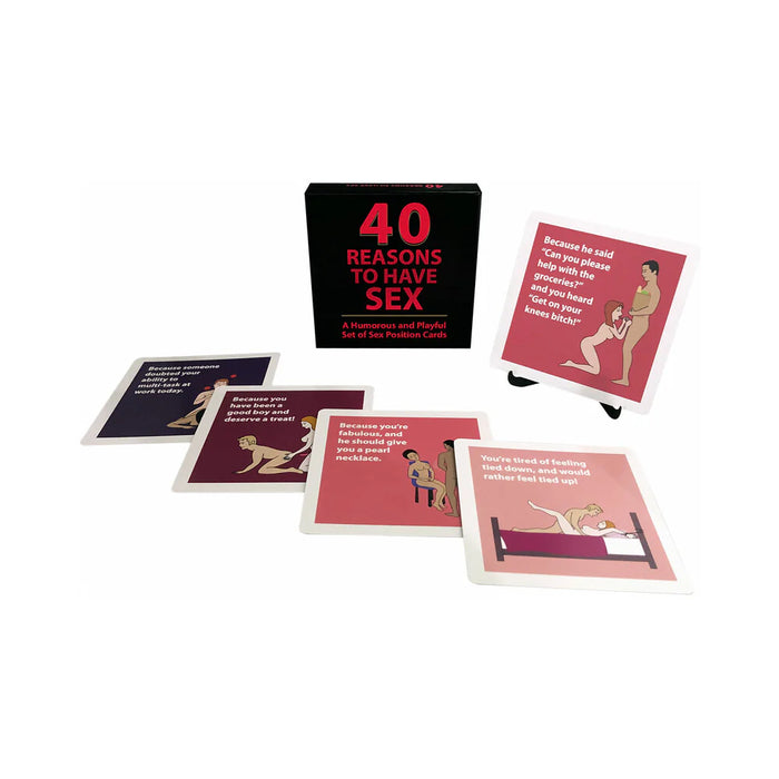 Kheper Games 40 Reasons to Have Sex Playful Set of Sex Position Cards