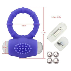 Vibrating Silicone Cock Ring with Clit Stimulator Blue Buy in Singapore LoveisLove U4Ria