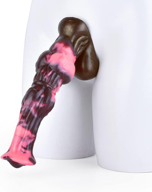 Gold Knight or Phantom Knight Horse Large Fantasy Silicone Dildo with Suction Cup 10 InchDildos - Large & Unique Dildos Buy Sex Toys in Singapore LoveisLove U4Ria