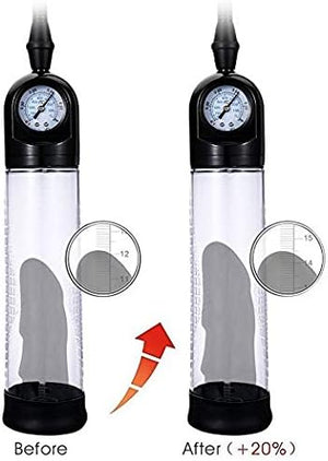 Manual Penis Enhancer Pump with Meter For Him - Penis Pumps & Enlargers Buy in Singapore LoveisLove U4Ria