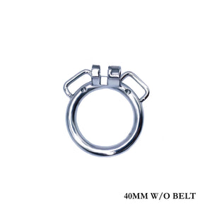 Stainless Steel Belt Compatible Base Ring for Chastity Cage #K-03 40mm, 45mm, 50mm With or Without Belt Buy in Singapore LoveisLove U4Ria 