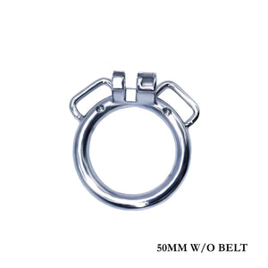 Stainless Steel Belt Compatible Base Ring for Chastity Cage #K-03 40mm, 45mm, 50mm With or Without Belt Buy in Singapore LoveisLove U4Ria 