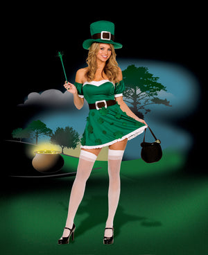 Dreamgirl Costume 5199 Spank Me I'm Irish Medium (Only at MPO*)[Clearance SALE]