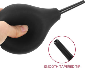 Large Bulb Anal Douche 224 ML Black Anal - Anal Douches & Enemas Buy Sex Toys in Singapore LoveisLove U4Ria