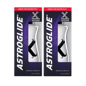 Astroglide X Premium Silicone Lubricant 73.9 ml (2.5 fl oz) or 148 ml (5 fl oz)