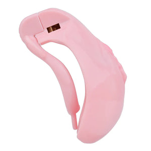 Realistic Nude Vagina Male Chastity Cage with 4 Rings, Pink Jewelled Silver Metal Plug and Belt For Him - Chastity Devices Buy Sex Toys in Singapore LoveisLove U4Ria