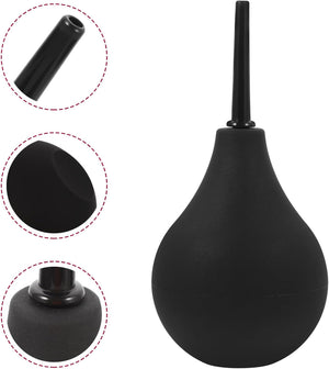 Large Bulb Anal Douche 224 ML Black Anal - Anal Douches & Enemas Buy Sex Toys in Singapore LoveisLove U4Ria