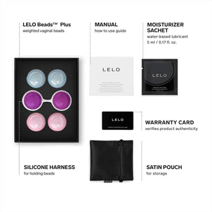 Lelo Beads Plus Weighted Kegel Balls Pelvic Trainer Set (In New Packaging)
