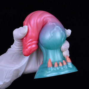 Fanged Knot Large Fantasy Silicone Dildo with Suction Cup 7 Inch Dildos - Large & Unique Dildos  Buy Sex Toys in Singapore LoveisLove U4Ria